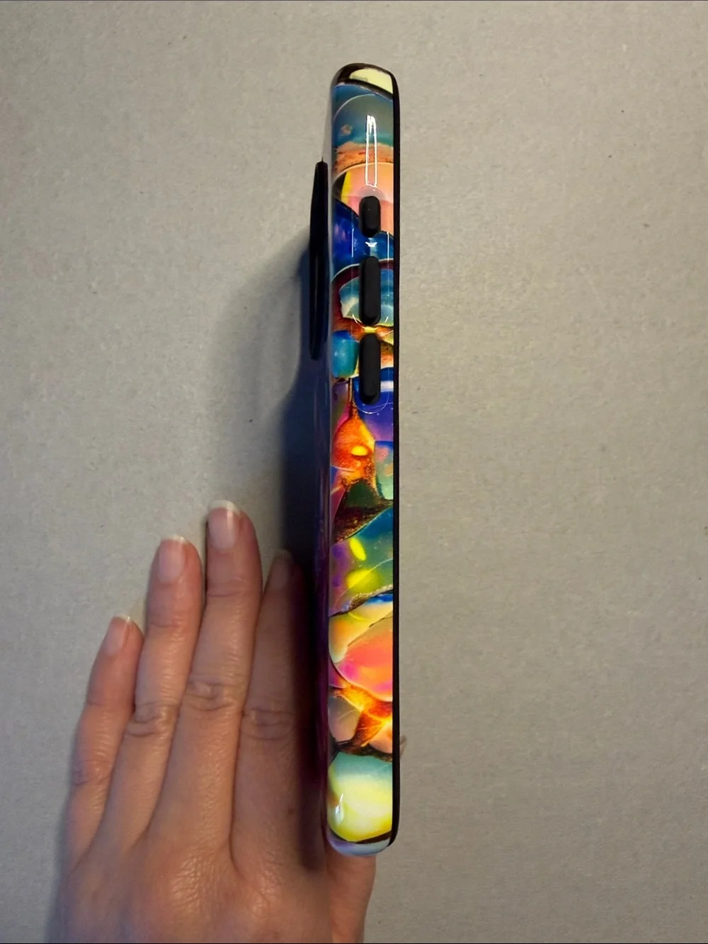 Colorful Shattered Glass Pattern iPhone 15 Pro Case